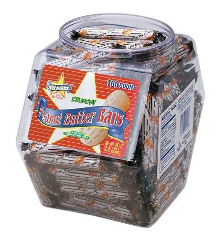 PEANUT BUTTER BARS JAR (.25) Candy Convenience and Grocery Wholesale Distributor in Montreal Quebec
