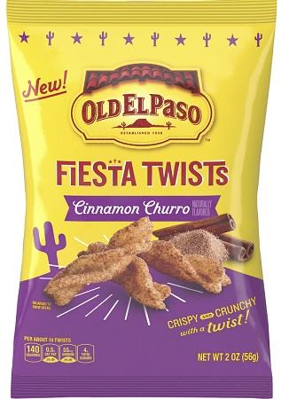 OLD EL PASO FIESTA TWISTS CINNAMON Convenience and Grocery Snacks Wholesale Distributor in Montreal Quebec