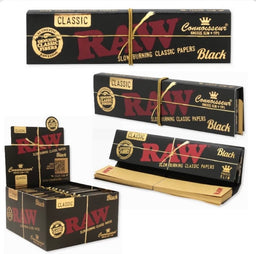 RAW BLACK CONNOISSEUR KING SIZE Smoker Accessories Wholesale Distributor in Montreal Quebec