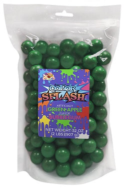 COLOR SPLASH GUMBALLS GREEN Chewing Gum Convenience and Grocery Wholesale Distributor in Montreal Quebec