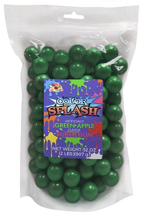 COLOR SPLASH GUMBALLS GREEN Chewing Gum Convenience and Grocery Wholesale Distributor in Montreal Quebec