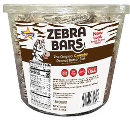 ZEBRA BARS TUB  (.15) Convenience and Grocery Store Supplies Wholesale Distributor in Montreal Quebec