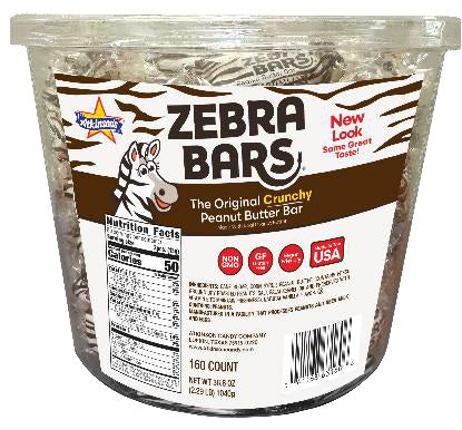 ZEBRA BARS TUB  (.15) Convenience and Grocery Store Supplies Wholesale Distributor in Montreal Quebec