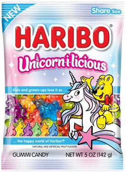 HARIBO 5OZ UNICORN-I-LICIOUS Candy Convenience and Grocery Wholesale Distributor in Montreal Quebec
