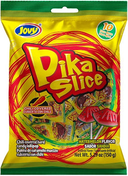 JOVY PIKA SLICE LOLLIPOP (WATERMELON) Candy Convenience and Grocery Wholesale Distributor in Montreal Quebec