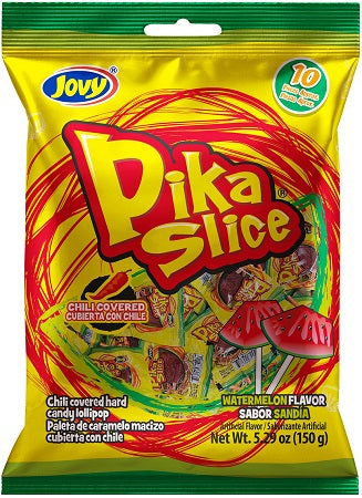 JOVY PIKA SLICE LOLLIPOP (WATERMELON) Candy Convenience and Grocery Wholesale Distributor in Montreal Quebec