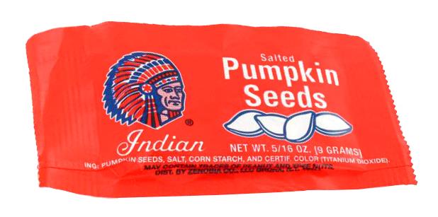 INDIAN PUMPKIN SEEDS .25 Convenience and Grocery Snacks Wholesale Distributor in Montreal Quebec
