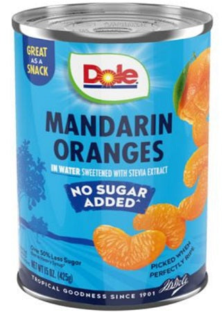 DOLE MANDARIN ORANGES NSA 15OZ 425 g (Box of 12 Units)