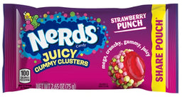 NERDS JUICY GUMMY CLUSTER STRAW 2.5OZ Candy Convenience and Grocery Wholesale Distributor in Montreal Quebec