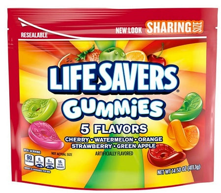 Lifesavers Gummies Original 14.5 oz pouch, case of 6