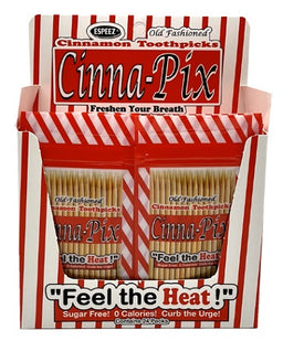 CINNA-PIX TOOTHPICKS PACKETS 15PC. Novelty Candy Convenience and Grocery Wholesale Distributor in Montreal Quebec