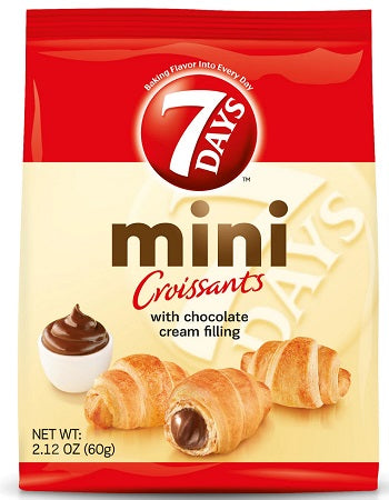 7 DAYS MINI CROISSANTS CHOCOLATE Convenience and Grocery Snacks Wholesale Distributor in Montreal Quebec
