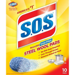 SOS 10PK* SOAP PADS Cleaning Supplies Wholesale Distributor in Montreal Quebec