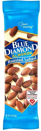 Blue Diamond Almonds Roasted Salted 1.5 oz box