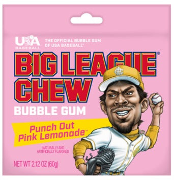 BIG LEAGUE CHEW PINK LEMONADE Chewing Gum Convenience and Grocery Wholesale Distributor in Montreal Quebec
