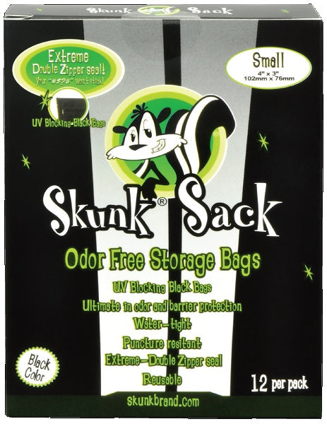 SKUNK SACK STORAGE BAGS SMALL 12PK Smoker Accessories Wholesale Distributor in Montreal Quebec