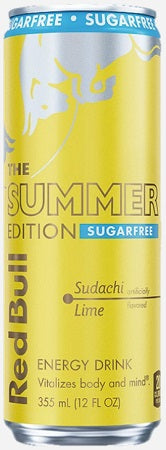 RED BULL -12OZ S.F SUDACHI LIME (SUMMER) 355 ml (Box of 24 Units)