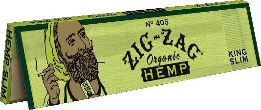 ZIG ZAG  (ORGANIC HEMP) KING SLIM Smoker Accessories Wholesale Distributor in Montreal Quebec