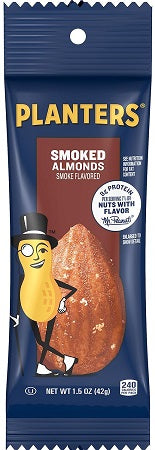 PLANTERS SMOKED ALMOND TUBE Convenience and Grocery Snacks Wholesale Distributor in Montreal Quebec