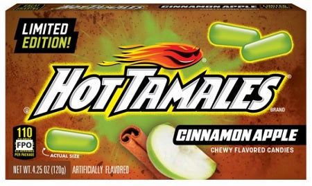 Hot Tamales Cinnamon Apple theater box, 4.25 oz