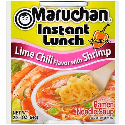 MARUCHAN -CUP LIME CHILI SHRIMP Ramen Noodles Wholesale Distributor in Montreal Quebec