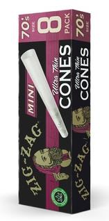 ZIG ZAG (CONES) 70'S 8PK ULTRA THIN Smoker Accessories Wholesale Distributor in Montreal Quebec