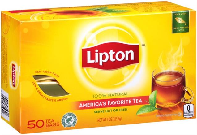 LIPTON TEA BAGS (50CT) Beverage Soda and Juice  Wholesale Distributor in Montreal Quebec