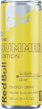 RED BULL -8.4OZ SUDACHI LIME (SUMMER) 248 ml (Box of 24 Units)
