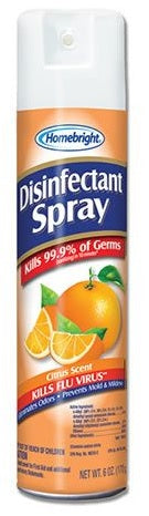 HOMEBRIGHT DISINFECT.SPRAY CITRUS Cleaning Supplies Wholesale Distributor in Montreal Quebec