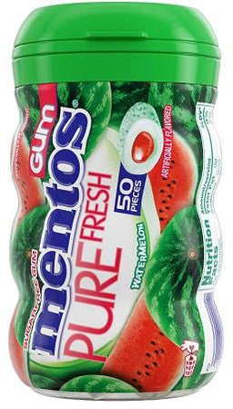 MENTOS  GUM 6CT PURE WATERMELON 50PC Chewing Gum Convenience and Grocery Wholesale Distributor in Montreal Quebec