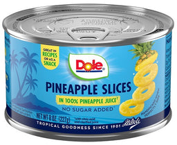 DOLE PINEAPPLE SLICES (JUICE) Canned Grocery Products from Wholesale Distributor in Montreal Quebec