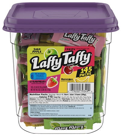 LAFFY TAFFY JAR ASSORTED Candy Convenience and Grocery Wholesale Distributor in Montreal Quebec