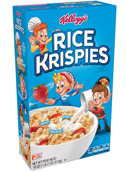 RICE KRISPIES CEREAL 18OZ Grocery Breakfast Cereal from Wholesale Distributor in Montreal Quebec