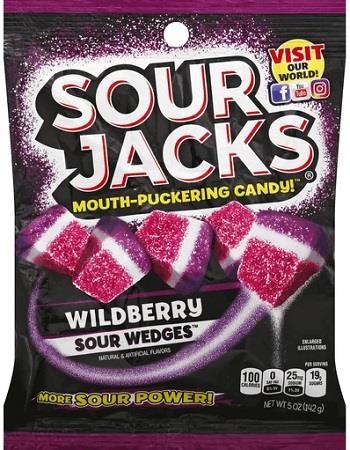 SOUR JACKS PEG WILDBERRY 5OZ Candy Convenience and Grocery Wholesale Distributor in Montreal Quebec