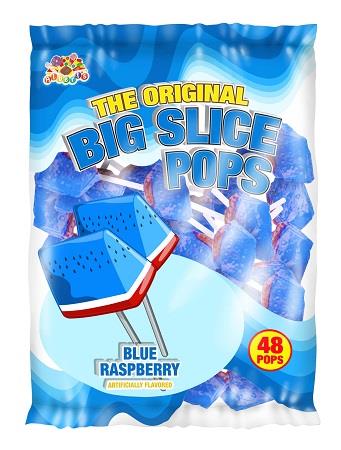 BIG SLICE POPS BLUE RASPBERRY Candy Convenience and Grocery Wholesale Distributor in Montreal Quebec