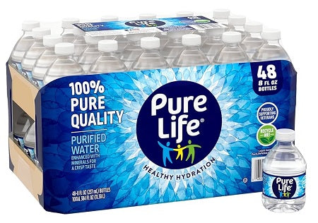 BOT WATER- PURE LIFE- 8OZ Beverage Soda and Juice  Wholesale Distributor in Montreal Quebec