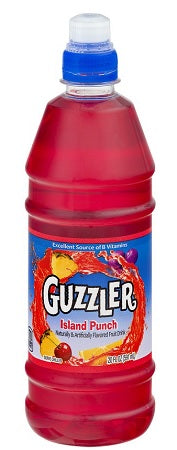 GUZZLER ISLAND PUNCH  DRINK-RED Beverage Soda and Juice  Wholesale Distributor in Montreal Quebec