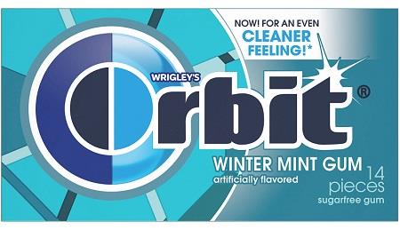 ORBIT GUM WINTERMINT Chewing Gum Convenience and Grocery Wholesale Distributor in Montreal Quebec