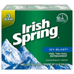 SOAP:IRISH SPRING ICY BLAST 3PKPersonal Care Products Wholesale Distributor in Montreal Quebec