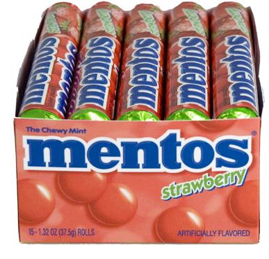 MENTOS STRAWBERRY Candy Convenience and Grocery Wholesale Distributor in Montreal Quebec