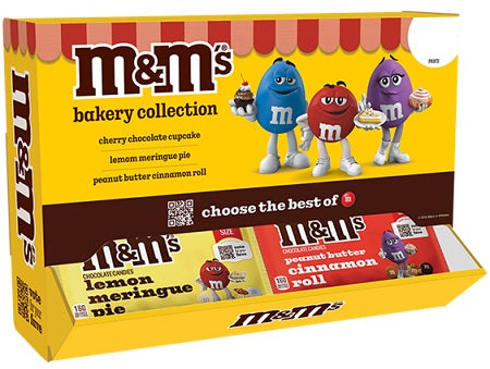 M&M Flavor Vote Counter Unit 96-count box of king-size chocolate candies