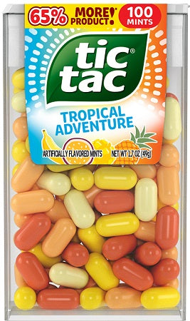 TIC-TAC (100PC.) TROPICAL ADVENTURE Mints Convenience and Grocery Wholesale Distributor in Montreal Quebec