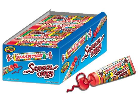 SMARTIES SQUEEZE CANDY Novelty Candy Convenience and Grocery Wholesale Distributor in Montreal Quebec
