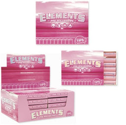 ELEMENTS PRE-ROLLED PINK TIPS (21CT) Smoker Accessories Wholesale Distributor in Montreal Quebec