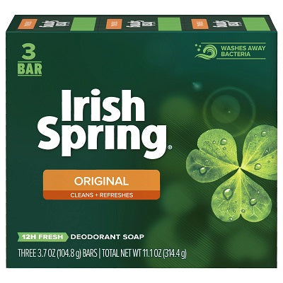 SOAP:IRISH SPRING ORIG -3PKPersonal Care Products Wholesale Distributor in Montreal Quebec