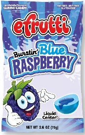 E.FRUTTI BURSTIN' BLUE PEG BAG Candy Convenience and Grocery Wholesale Distributor in Montreal Quebec