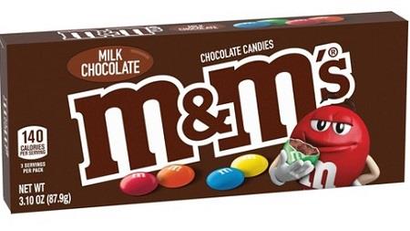 M&M BOX PLAIN  3.1OZ Chocolate Convenience and Grocery Wholesale Distributor in Montreal Quebec