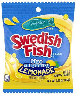 SWEDISH FISH BLUE LEMONADE 3.59OZ PEG Candy Convenience and Grocery Wholesale Distributor in Montreal Quebec