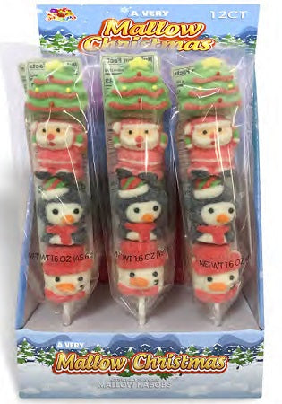 MALLOW CHRISTMAS MALLOW KABOBS Candy Convenience and Grocery Wholesale Distributor in Montreal Quebec