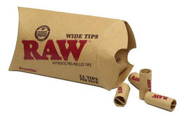 RAW TIPS PREROLLED WIDE Smoker Accessories Wholesale Distributor in Montreal Quebec